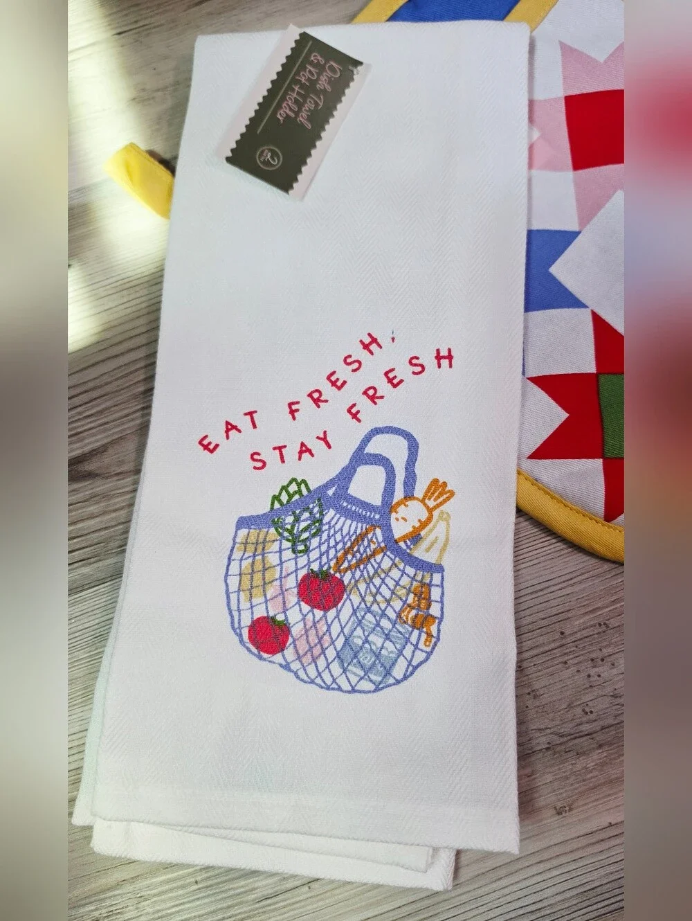 Target Bullseye Summer 2026 Dish Towel & Potholder Set - Eat Fresh Market